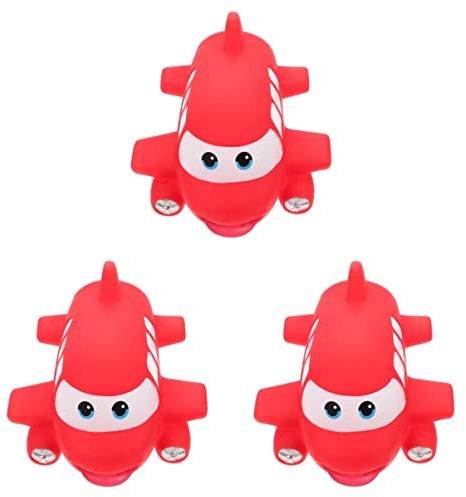 Cabilock 3 Stücke Hotel Cartoon Kinder Und Händewaschen nach Hause Entzückende Form Restaurant Umsteller Verlängerung Rote Hände Gerät Führer Sparen Kinder Flugzeug Zubehör Silikon Langes