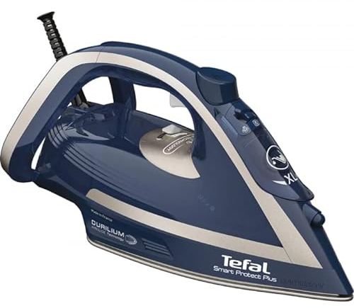Tefal Smart Protect Plus FV6872 Dry & Steam iron Durilium AirGlide soleplate 2800 W Blue