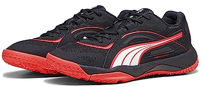 PUMA Unisex Solarstrike Ii inomhussko, Puma Svart eld orkidé Puma vit, 43 EU