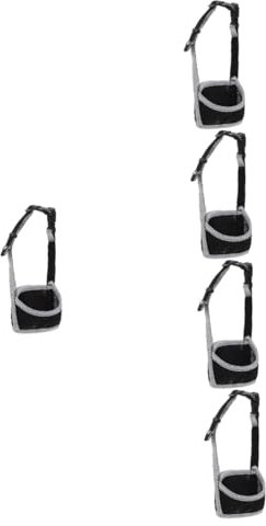 minkissy 5stücke Puppy Mouth Cover Einstellbarer Maulkorb Aus Atmungsaktivem Mesh Für Große Hunde Verhindert Bellen Und Unerwünschtes Fressen Für Sicheres Training Und Ausflüge