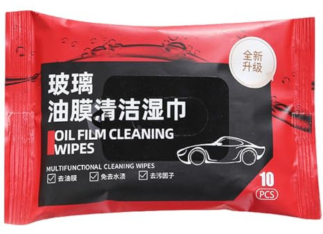 Nettoyeur de film d'huile de verre de voiture, nettoyant pour vitres de voiture – Lingettes nettoyantes pour vitres de voiture, lingettes dépoussiérantes, nettoyant pour film d'huile de pare-brise