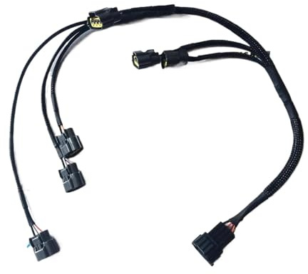 Zündmodul Stabzündspule Kabelbaum Webstuhl Stecker Für Nissan Für Skyline R34 Für Gtt Für Stagea Rb25de Rb25det Für Neo R33 S2 Gts Für Gtst Stagea Zündspule Pack