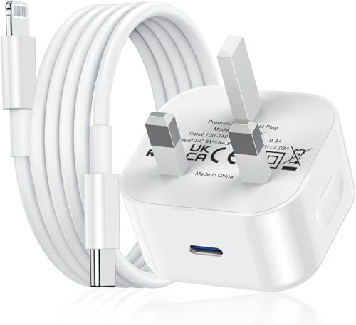 iPhone Charger,Apple i Phone Fast Charger Cable and Plug 20W Super Charge for iPhone 14/14 Plus/14 Pro/14 Pro Max/13/13 Pro/12 Pro/SE/11 Pro,3FT 1M New Rapid USB C to PD Charging Lead and Plug