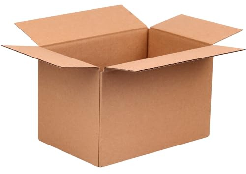 Faltkarton 300x200x200 mm | 1-wellig B-Welle Versandkarton klein für DHL Päckchen | DPD S | GLS S | Hermes S Paket | Verpackungskarton Kartons E-Commerce, small business Paket Karton (60 Stück)