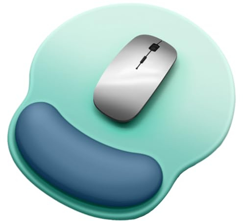 NHQZ Tapis de Souris, Souris Ergonomique avec Repose Poignet, Parfait pour Ordinateur, Bureau, Travail
