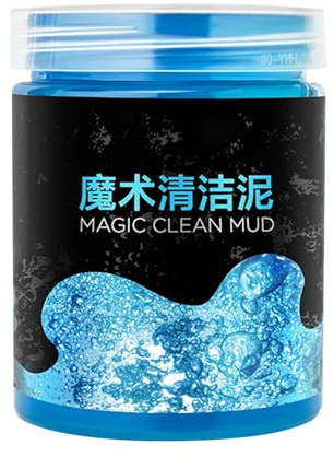 Gel detergente per auto e polvere, pasta detergente auto,200 g, facile da usare, non abrasivo, versatile per manutenzione quotidiana interna, parabrezza cruscotto, cura pelle e manutenzione pneumatici