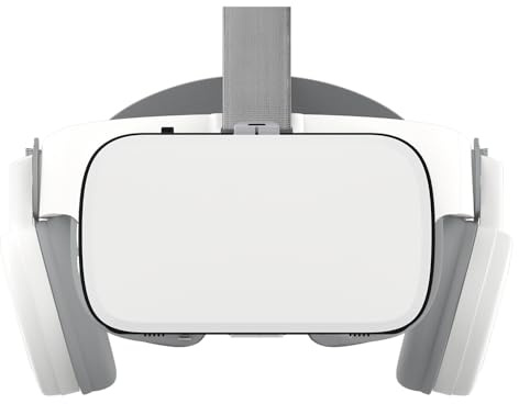 VR Headset mit Bluetooth Kopfhörer, Faltbare Virtual Reality Brille für Mobiltelefone, Kompatibel mit iPhone 17 16 15 14 13 und Samsung Galaxy S24 S23 S22 ETC