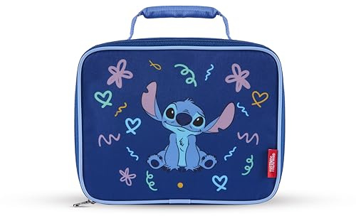 Thermos Disney's Stitch Kids' Insulated School Lunch Bag for Boy's & Girls | Thermal insulated leakproof boys & girls school dinner, packed lunch box