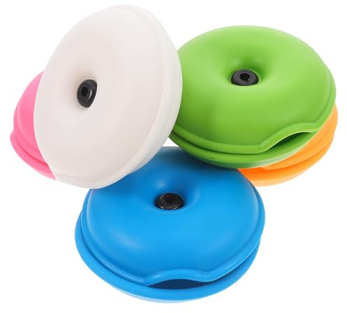 ASAKKURA Set 5 Pezzi Organizzatori di Cavi Auricolari Avvolgicavo in Plastica Multicolore per Gestione Cavi Scrivania e Supporto per Linee Dati