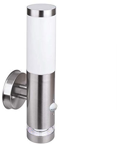 Aussenleuchte 232A21 mit Bewegungsmelder Wandleuchte Aussenwandlampe Wandlampe Aussenwandleuchte Edelstahl E27 Fassung…