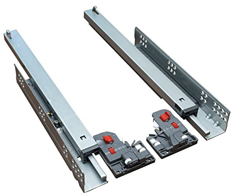 Ram Industrie - Serie Q24 - Guide invisibile per cassetti (400 mm)