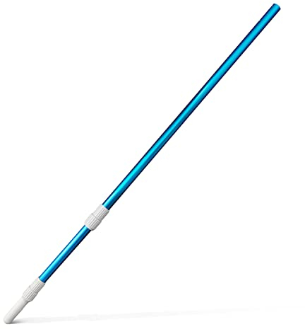 DARDARUGA Asta Telescopica per Piscina, Tubo Piscina 300 cm per Kit Palo Telescopico in Alluminio Ultraleggero, Estensione Fino a 3 Metri con Sistema di Bloccaggio Integrato, Ergonomica, Blu