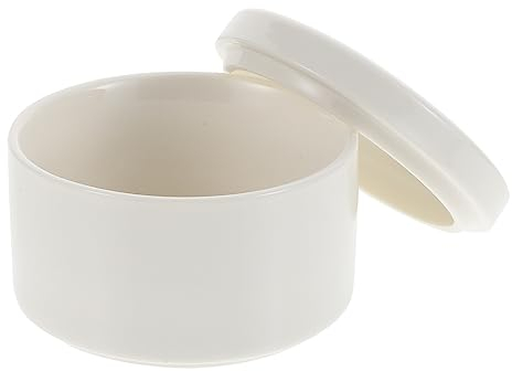 Cabilock Boîte De Rangement Ronde Céramique Blanche Boîte à Bagues Étui à Bijoux Pour Boucles Oreilles Et Colliers Organisateur De Bijoux Délicats