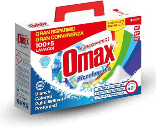 DETERSIVO LAVATRICE IN POLVERE IGIENIZZANTE 105 LAVAGGI CLASSIC - MAXI FORMATO FAMIGLIA