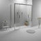 Box Doccia Angolare 80x170 cm - Cabina Doccia con Lato Fisso Trasparente, Temperato 6mm e Anticalcare, Porta Scorrevole, Profilo Cromato e Chiusura Magnetica - Facile da Installare e Pulire