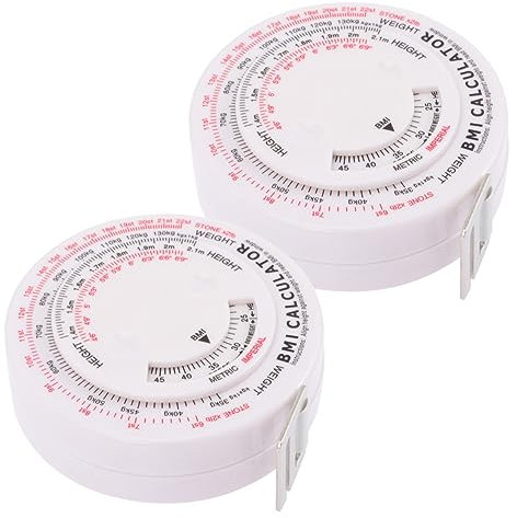UKCOCO 6pièces Ruban à Mesurer Bmi Calculateur De Mesure Ruban Mesurant Pratique Et Portable