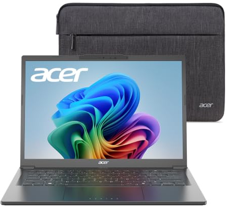 acer Aspire 14 AI Copilot+ PC - Intel Core Ultra 5 226V - Écran tactile WUXGA (1920 x 1200) - 16 Go de RAM - SSD 1 To - Windows 11 Home - Gris acier