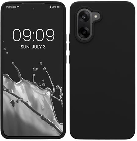 kwmobile Fodral för OnePlus Nord CE5 Fodral - TPU Silikon Smartphone Bakfodral - Gummerat Skydd - Svart
