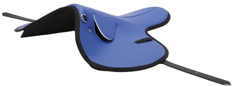 Jectse Silla de Montar Ergonómica para Doma, Cómoda y Antideslizante, Color Azul