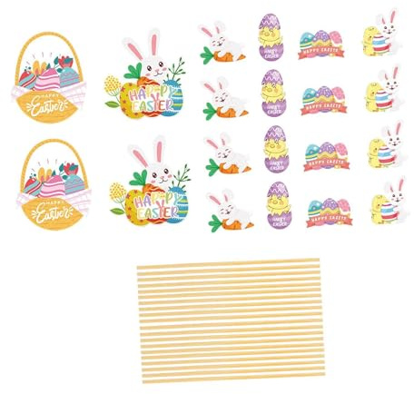 lopituwe Juego de 20 macetas de decoración jarrón Pascua, inserciones creativas, suministros para fiestas y fiestas, fácil instalar, celebración