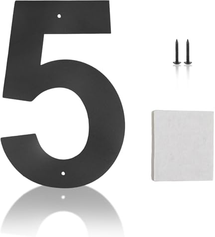 Numeros para Casa Exterior, Placa Numeros (5, Número de casa5)