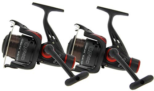 G8DS® 2X CKR50 Angelrolle mit 8lb Schnur und Anti-Twist-System Reel Angelausrüstung Angelzubehör Outdoor Camping