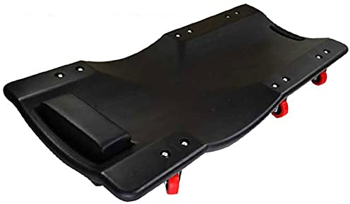 ARCH 36inch Reparieren Von Niedrigem Profil Rollbrett Werkstatt Mit Gepolsterter Kopfstütze, Weiche Kopfstütze Mit Weichem Leder Und Tiefen Werkzeugkasten,Ergonomische Werkstatthocker