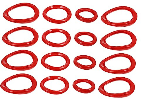 BESPORTBLE 16pezzi Manicotti per Manubri in Silicone Protezione Anticaduta Coperture Antiscivolo Lavabili Accessori per Fitness