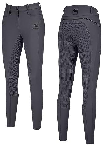 Pikeur VB Grip Dark Shadow Selection Damen Winterreithose HW 23 Grau, W36, grau, 36W
