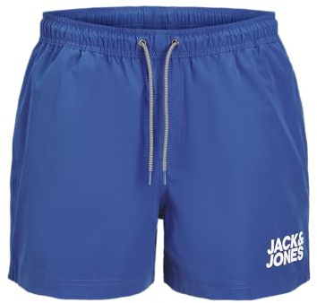 Jack & Jones Jpstbali Jjswimshorts AKM-logotyp Smu, Beaucoup Blue, L