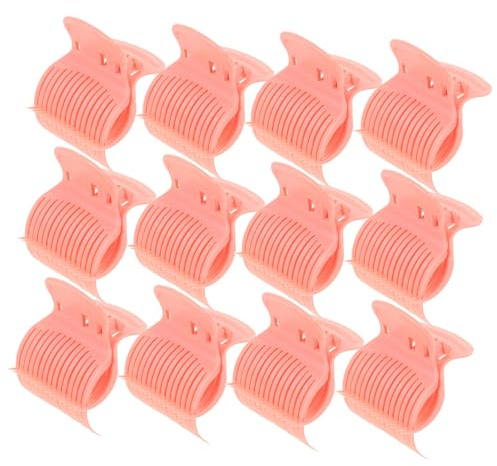 EXQUIMEUBLE 12stücke Hitzebeständige Lockenwickler Klammern Lockenwickler Clips Für Sicheres Frisieren Für Styling Färben Und Pflege Von Haaren