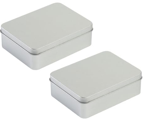 WSDFTQ Playing Card Box, Box for Playing Cards, Compact Storage Case, Set of 2 Durable Card Holders for Game Accessories and Small Items, Ideal for Travel or Daily Use