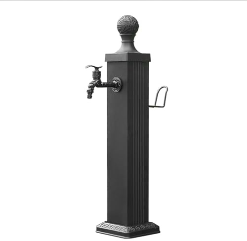 YQMHEZ Wassersäule, Quadratischer Hydrant mit Wasserhahn, Wassersäule für Vertikale Gärten, Hydrantenbrunnen für Terrasse, Garten Und Rasen(27in/74cm)
