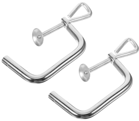 JECOMPRIS 2pcs Pasta Machine Clamp Replacement for Manual Pasta Maker Kitchen Accessory with Secure Grip and Easy to Clean Holder