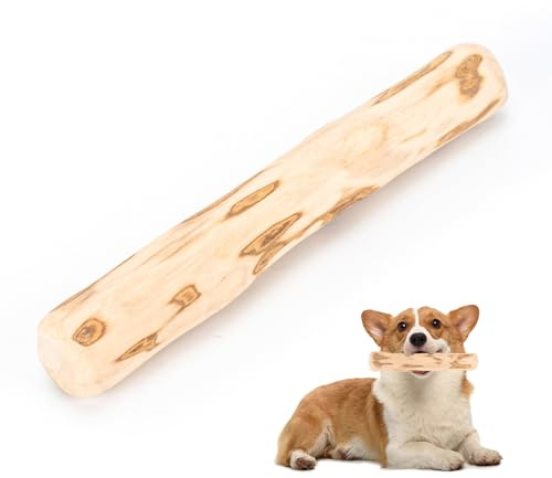 YALiya 3 Piezas Palo de Cafe para Perro, Perro Cachorro Masticar Palo, Mordedor Natural Perro, Masticable de Madera de Café para Perros, Apto para Cachorros y Perros Pequeños y Medianos