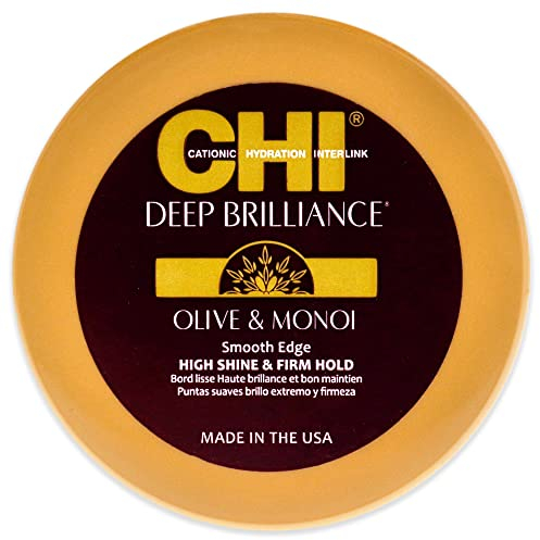 CHI Deep Brilliance Smooth Edge High Shine and Firm Hold for Unisex 1.9 oz Cream