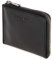 Berliner Bags Premium Portafoglio Uomo Piccolo Mark, Wallet Uomo in Vera Pelle, Portafoglio Carte, con Protezione RFID - Nero