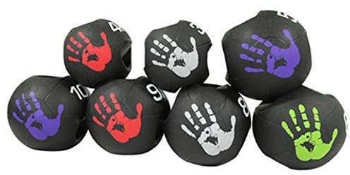 HUA Medizinbälle Binaural Medizinbälle, Vollgummiball, Fitnesstraining Gleichgewicht Bouncy Ball, Bunter Gravity Ball, 3kg, 4kg, 5kg, 6kg, 7 Kg, 8 Kg, 9 Kg, 10 Kg (Size : 10kg)