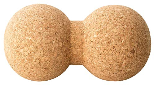 Duoball Kork Peanut Faszienkugel Doppelball Massageball Wirbelsäule & Faszien Triggerball Selbstmassage | 100% Naturkork aus Portugal | Training & Entspannung