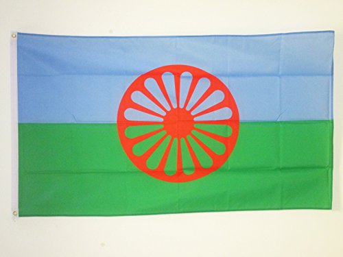 BANDIERA GITANA 90x60cm - BANDIERA ZINGARA - GYPSI 60 x 90 cm - AZ FLAG
