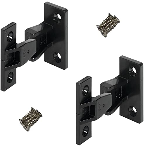 cyclingcolors 2x ferrure d'assemblage KEKU AS (2x mâle + 2x femelle + 8 vis) connecteur charnière clip meuble tiroir placard cuisine porte plaque bois