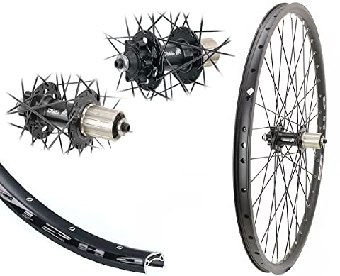 Bärwinkels Hinterrad 28 Zoll Disc MTB 21-622 Hohlkammerfelge 6 Loch 8-10 Fach Industrielager schwarz