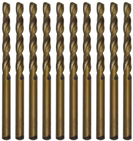 CEEYSEE 10Pz Punta Elicoidali HSS 4.5mm La Punte Elicoidale Avvitare Punte Strumenti Per Pvc,Metalli Teneri,Legno.(I/LSZT/4.5mm)