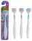 Tongue Cleaner from Japan Double Plastic Strips Plus Soft bristles, Thin Scraper Brush Head Reduce Gagging, Oral Hygiene Products to Keep Bad Breath Away, Random Colours Tongue Scrubber (1)
