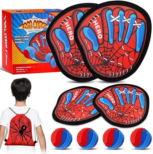 Toss and Catch Ball Set, Beach Toys Outdoor Water Proof Pool Games for Kids Ages 3+,Ball and Catch game,Yard Family Lawn Sport Toys for 3 4 5 6 7 8+ Boys Girls Adults