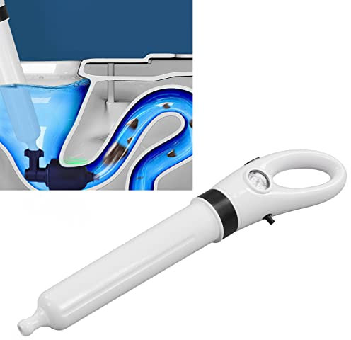 Bewinner Pro Pömpel WC – Universeller Abfluss Toilettenentsperrer mit Mehreren Ersatzköpfen, Manuelle Hochdruck Pneumatik Baggerausrüstung für Badezimmer, Küche