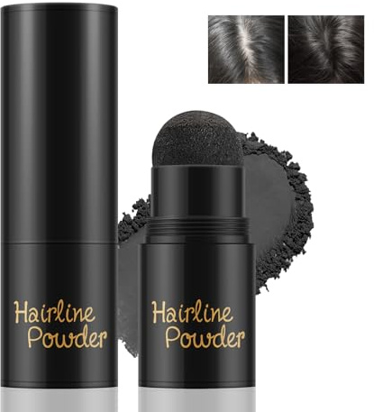 Boobeen de finition pour racines de cheveux en stick，poudre pour cheveux clairsemés et dissimuler instantanément la perte de cheveux, poudre pour hommes et femmes
