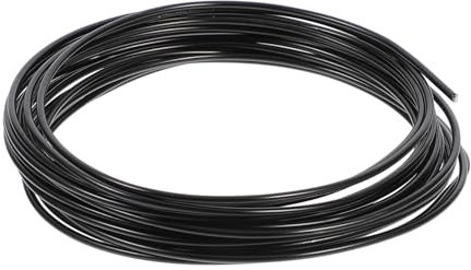 HOMSFOU Alambre Para Bonsái De Aluminio 2 Mm Negro Kit De Alambre Para Fijar Bonsáis De Jardín Flexible y Práctico Para Moldeado Interior y Exterior 5 Metros Usos Para Plantas