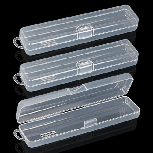 Mnsconkl Cubertería para viajes, 3 unidades de 20 cm de plástico, portátil, bandeja para cubiertos para llevar, palillos reutilizables con cuchara y tenedor, caja de almacenamiento para exteriores