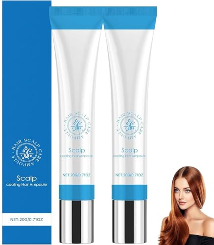 2 pezzi di siero per la crescita dei capelli, scalp siero per capelli, fiale per capelli per mantenere il cuoio capelluto pulito, migliora la lucentezza dei capelli, non grassa